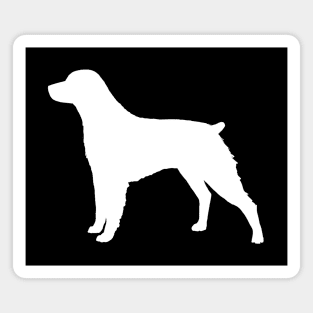 Brittany Spaniel Silhouette Magnet